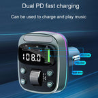 Car Voltage Display Fast Charger Subwoofer MP3 Bluetooth Player — view 7