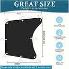 Car Sun Protection Heat Insulation Sunshade Front Side Curtains