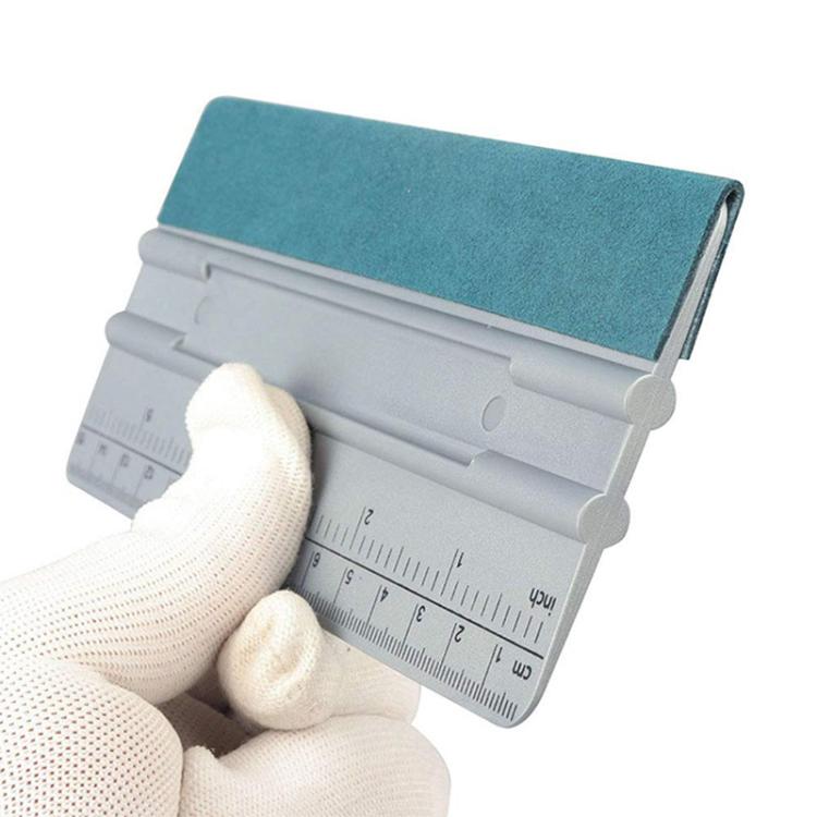 With Scale Auto Film Scraper Long Square Wallpaper Scraping Tool — 15cm