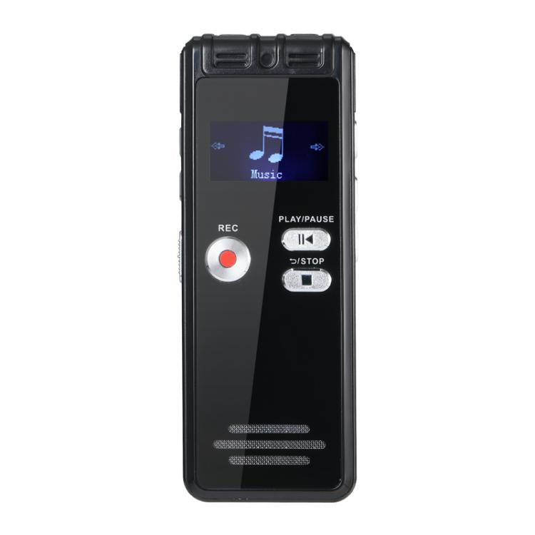 SK6 0.8-inch LED Screen Interview Recorder USB Rechargeable MP3 Player