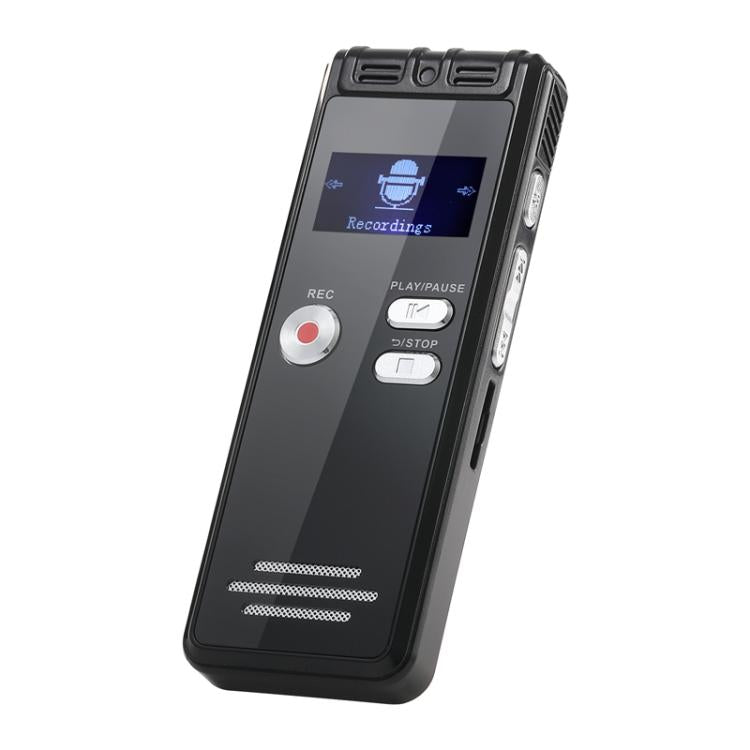 SK6 0.8-inch LED Screen Interview Recorder USB Rechargeable MP3 Player