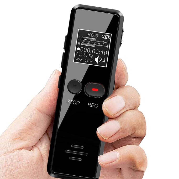 0.9-inch LCD Screen Interview Mini HD Recorder USB Charging MP3 Player