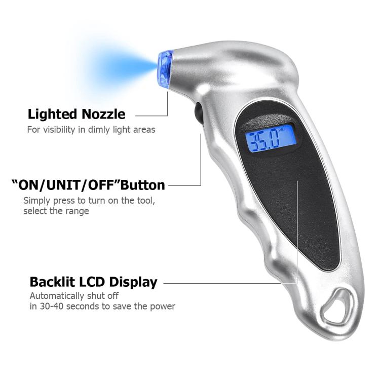Car High-Precision Detection Digital Display Tire Pressure Gauge