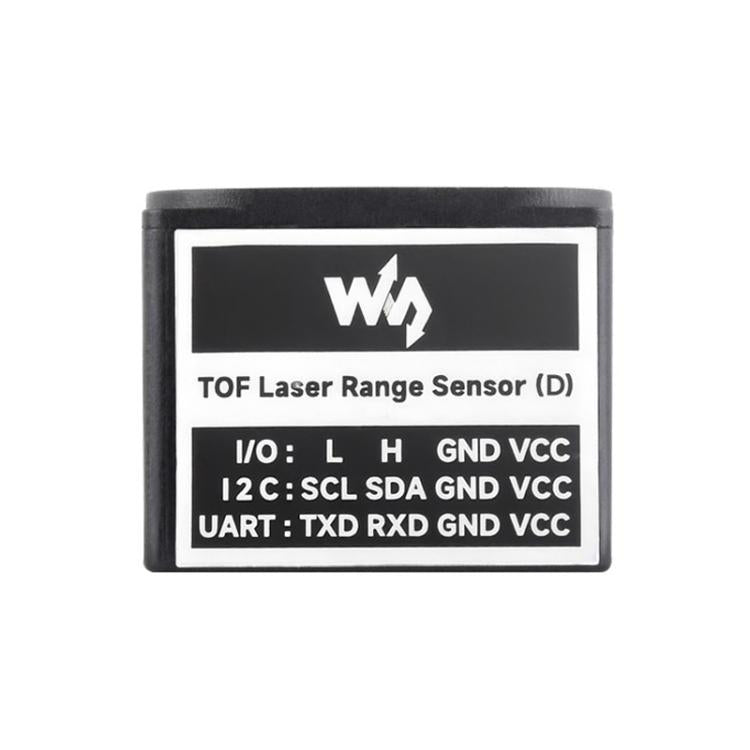 Waveshare TOF Time of Flight Laser Range Sensor, UART / I2C / IO Communication