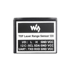 Waveshare TOF Time of Flight Laser Range Sensor, UART / I2C / IO Communication