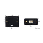 Waveshare TOF Time of Flight Laser Range Sensor, UART / I2C / IO Communication