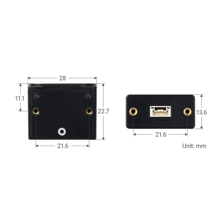 Waveshare TOF Time of Flight Laser Range Sensor, UART / I2C / IO Communication