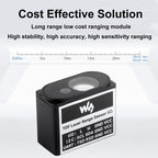 Waveshare TOF Time of Flight Laser Range Sensor, UART / I2C / IO Communication