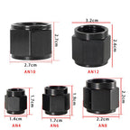 AN4 Oil Pipe Plug Aluminum Alloy Nut Car Modification Adapter