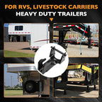 Coupler Gooseneck Hitch Trailer Lock For Heavy Trailer Transporter RV