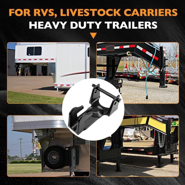 Coupler Gooseneck Hitch Trailer Lock For Heavy Trailer Transporter RV