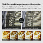 150X Portable Microscope Cell Phone Lens With LED/ UV Lights Built-in CPL Filter