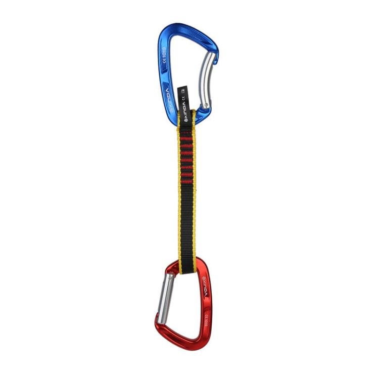 XINDA XD-CP05/06 Outdoor Mountaineering Climbing Straight Door Curved Door Fast Hanging Safety Buckle Flat Belt — 27cm