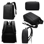 WEPOEWR Men 14-inch Laptop Backpack Waterproof Large Capacity Business Commuter backpack — view 5