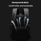 WEPOEWR Men 14-inch Laptop Backpack Waterproof Large Capacity Business Commuter backpack — view 7
