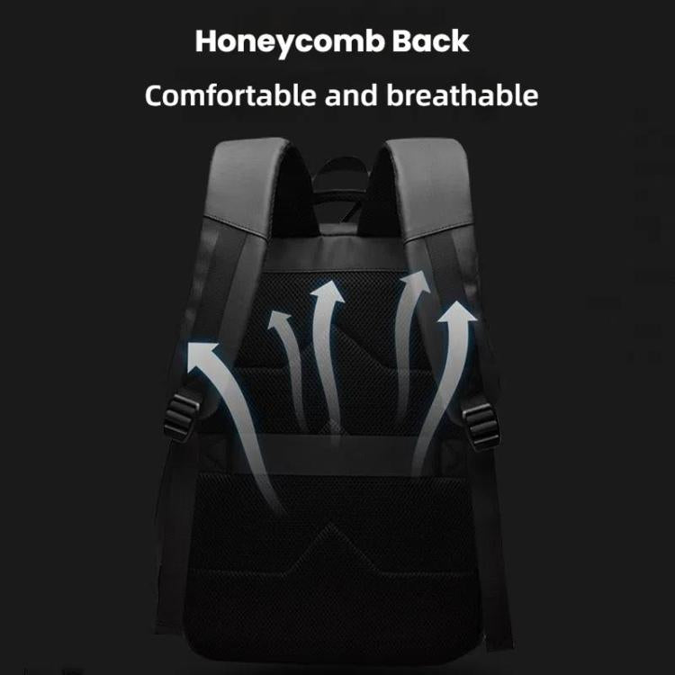 WEPOEWR Men 14-inch Laptop Backpack Waterproof Large Capacity Business Commuter backpack — view 7
