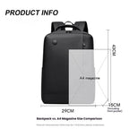 WEPOEWR Men 14-inch Laptop Backpack Waterproof Large Capacity Business Commuter backpack — view 10