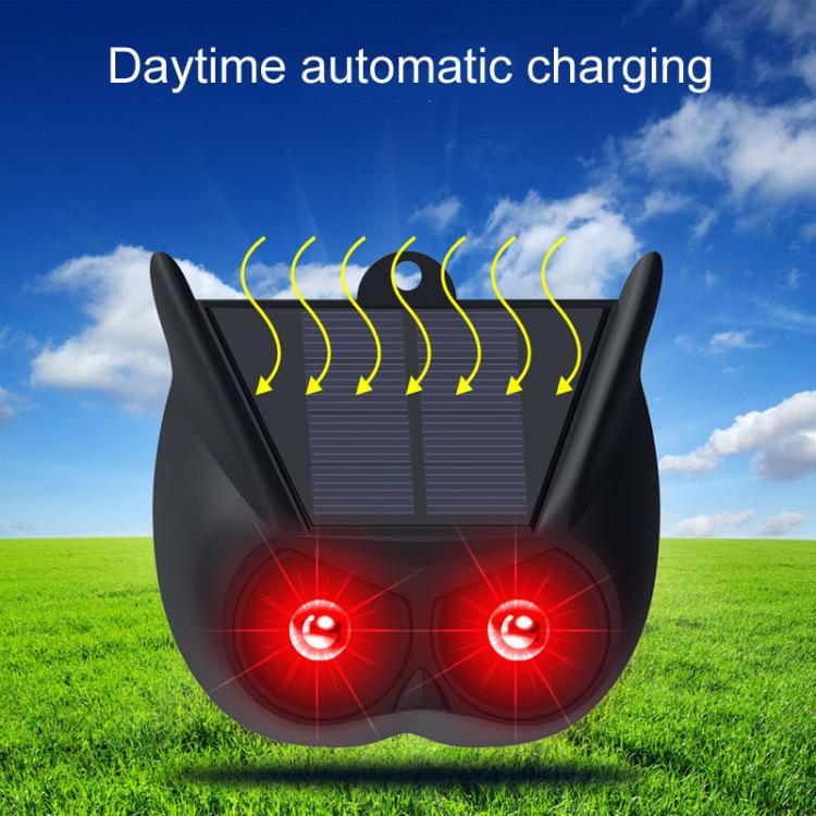 Solar Flash Repeller Outdoor Animal Repellent Warning Light — view 4
