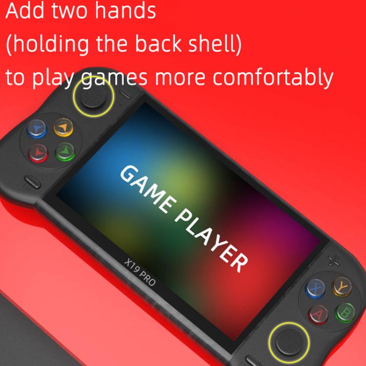 X19 Pro 5.1-inch Screen Handheld Game Console Supports AV TV Output With 8G Memory Card