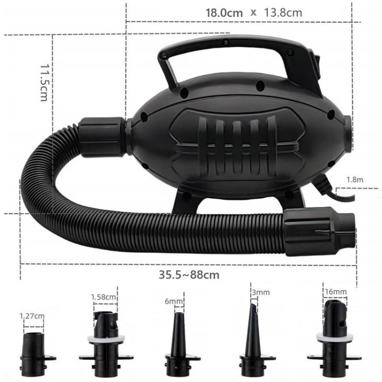 GLD-602 600W Home Brushed Mat High Power AC Electrical Inflatable Pump