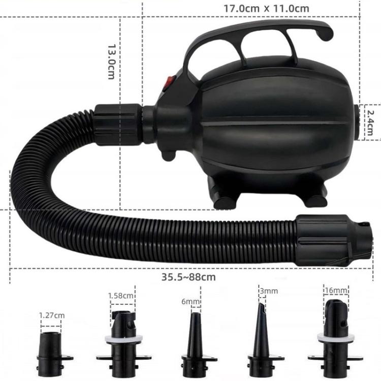 GLD-318 High Power 600W Electrical Inflatable Pump Tent Yoga Mat Inflator
