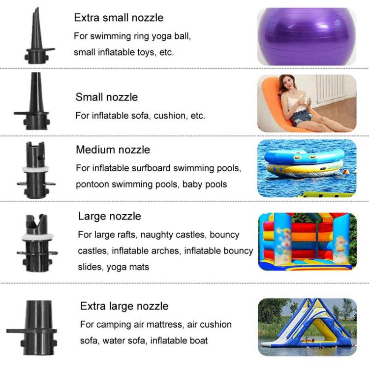 GLD-318 High Power 600W Electrical Inflatable Pump Tent Yoga Mat Inflator