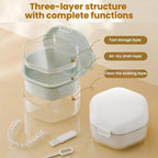 Invisible Braces Box Orthodontic Retainer Organizer Portable Denture Braces Storage Case