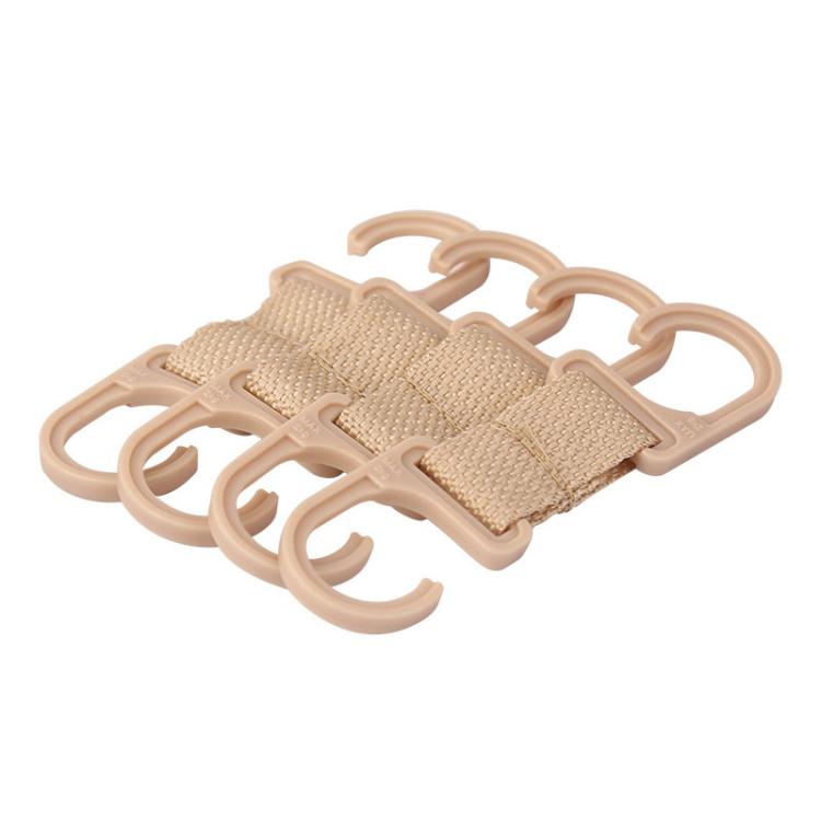 4pcs / Set Car Seatback Headrest Hooks Hidden Anti-Knock Car Rear Seat Organizer Hangers — Black