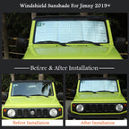 For Suzuki Jimny2019+ Automobile Windshield Sunshade Interior Modification Heat Insulation Sun Visor