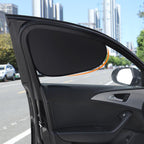 1pair Car Quick Installation Static Film Adsorption Opaque Window Sunshade