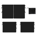 5pcs / Set Car Rear Side Blackout Sunshade Curtains Automobile Privacy Sunshade