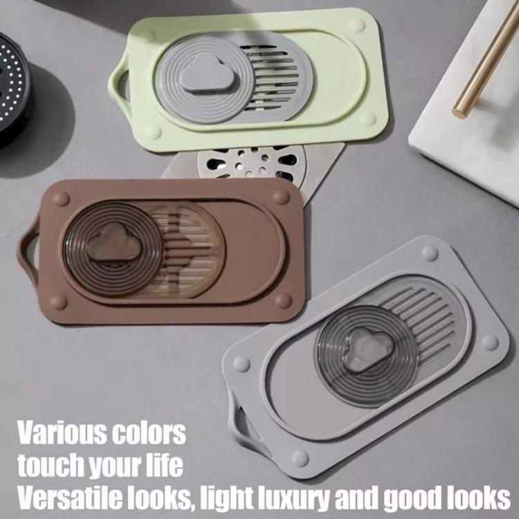 Sliding Floor Drain Cover Bathroom Kitchen Sink Strainer Filter — view 5