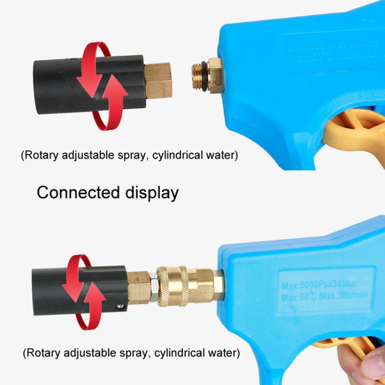 Universal High Pressure Spray Adjustable Nozzle Washer Cleaning Parts