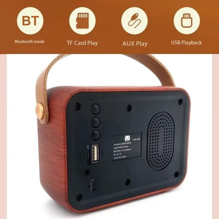 Retro Multifunctional Radio Bluetooth Speaker Handhled Audio Decoration Ornament — view 9