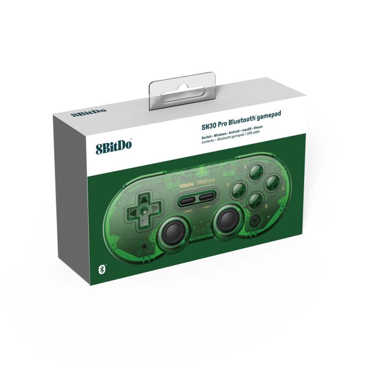 8BitDo SN30 Pro Retro Special Edition Translucent Wireless Bluetooth Multi-Platform Gamepad — view 8