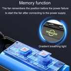 F7201 Car Foldable Rotating USB Dual-Head Fan — view 8
