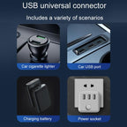 F7201 Car Foldable Rotating USB Dual-Head Fan — view 9