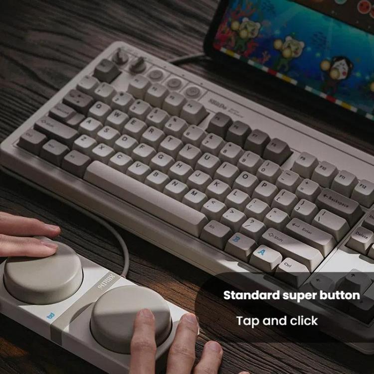 8BitDo Retro87 M Mechanical Keyboard Vintage Wireless Bluetooth / 2.4G / Wired Triple Mode Connection Keyboard