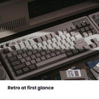 8BitDo Retro87 M Mechanical Keyboard Vintage Wireless Bluetooth / 2.4G / Wired Triple Mode Connection Keyboard