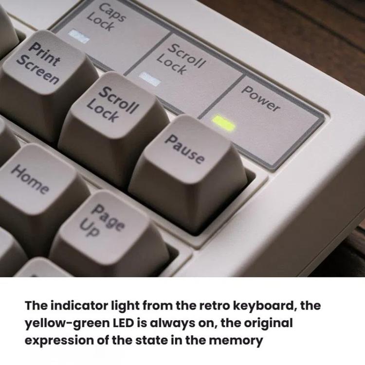 8BitDo Retro87 M Mechanical Keyboard Vintage Wireless Bluetooth / 2.4G / Wired Triple Mode Connection Keyboard