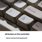 8BitDo Retro87 M Mechanical Keyboard Vintage Wireless Bluetooth / 2.4G / Wired Triple Mode Connection Keyboard