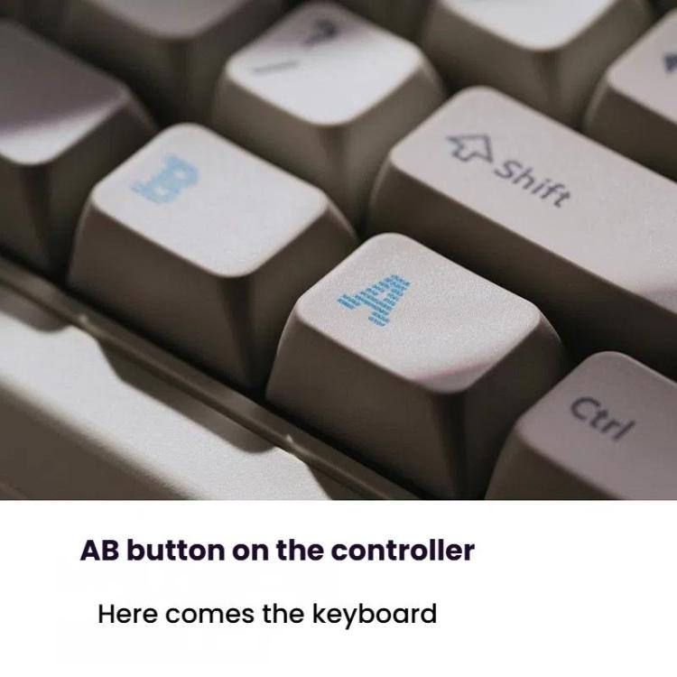 8BitDo Retro87 M Mechanical Keyboard Vintage Wireless Bluetooth / 2.4G / Wired Triple Mode Connection Keyboard