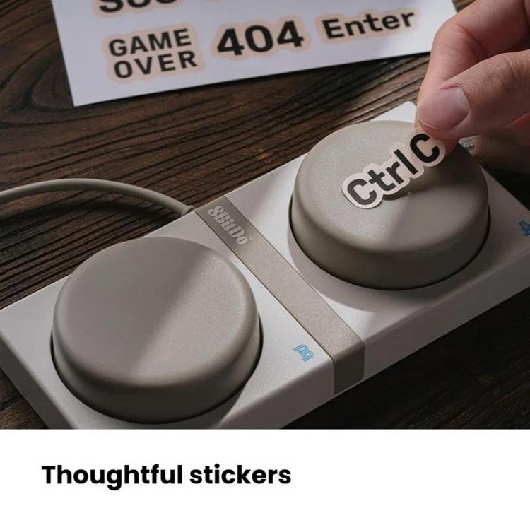 8BitDo Retro87 M Mechanical Keyboard Vintage Wireless Bluetooth / 2.4G / Wired Triple Mode Connection Keyboard