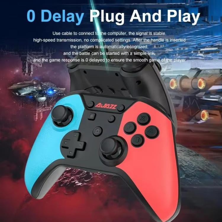 Ajazz AG180 Wireless Bluetooth + Wired Dual Mode Gamepad For Switch / PC / Android / IOS