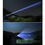 Aluminum Alloy Telescopic High-Intensity Flashlight With Power Display — view 6