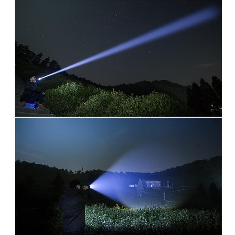 Aluminum Alloy Telescopic High-Intensity Flashlight With Power Display — view 6