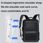 OUMANTU 966 Large-Capacity Waterproof Three-Dimensional Password Lock Laptop Backpack — view 9