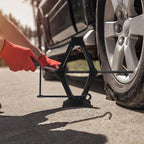 Car Labor Saving Hand Cranked Lever Stand Scissor Jacks