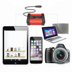Gurxun Dual USB+Dual Type-C Charging Port Modified Square Wave Car Inverter