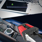 Gurxun Dual USB+Dual Type-C Charging Port Modified Square Wave Car Inverter